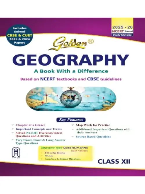 Golden Geography A Book With A Difference CBSE 2024 Class 12