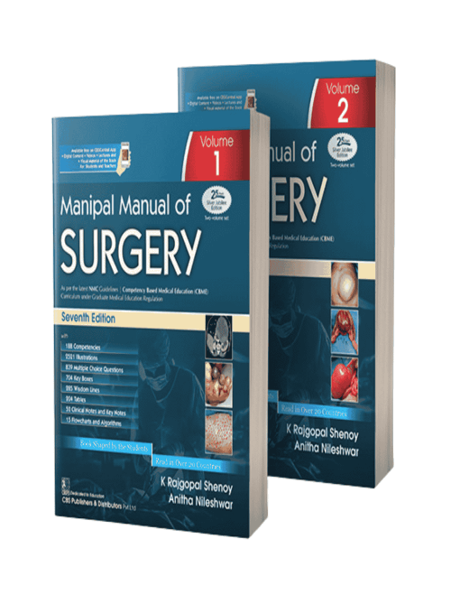 Manipal Manual Of Surgery 7/e 2025 (2 Vol) by K Rajgopal Shenoy