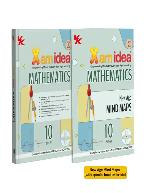 Xam idea Mathematics Class 10 | CBSE 2026–27 | NEP 2020 & NCF-SE 2023 Aligned | Mind Maps | NCERT & CBSE 2026 Questions | Competency-Based Questions | 2026 CBSE Exam Papers & Sample Paper
