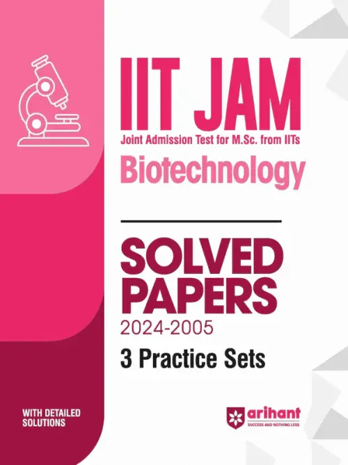 IIT JAM Biotechnology | Solved Papers (2024-2005) | English Medium