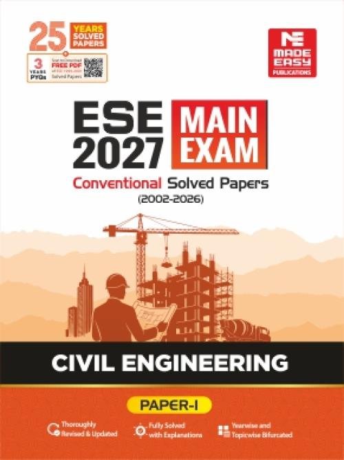 Made Easy ESE 2027 Mains Examination: Civil Engineering Conventional Paper-1