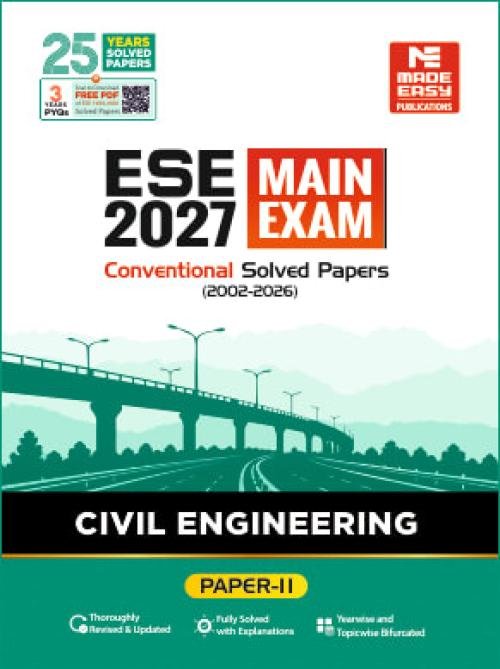 Made Easy ESE 2027 Mains Examination: Civil Engineering Conventional Paper-2