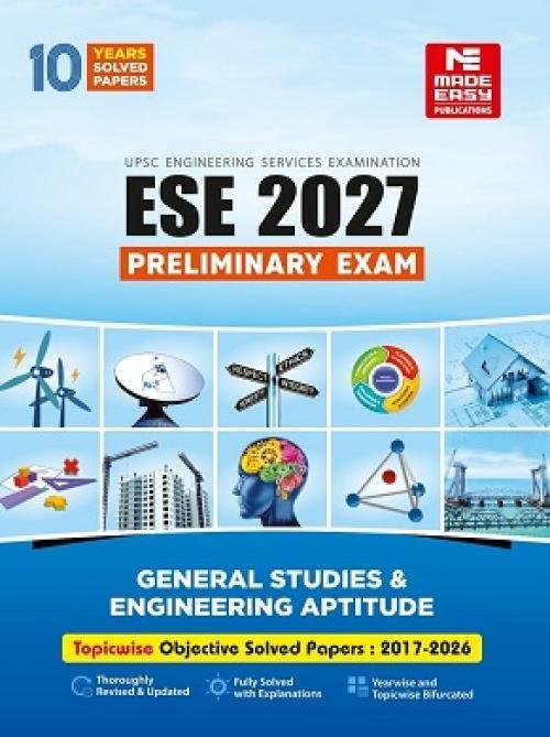 ESE 2027: General Studies and Engineering Aptitude Topicwise Objective Solved Papers
