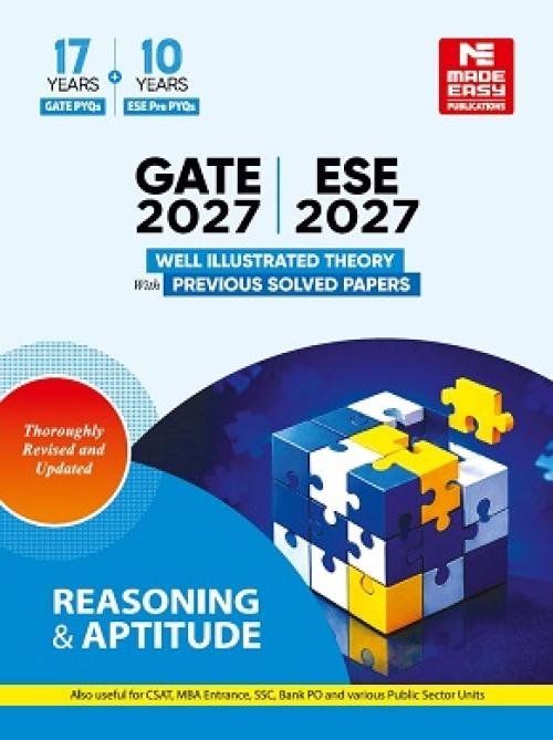 Reasoning and Aptitude for GATE and ESE- 2027