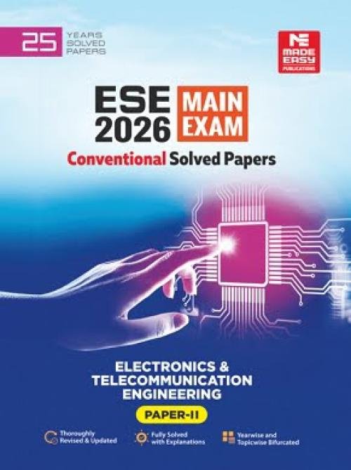 ESE 2026 Mains Examination: Electronics and Telecommunication Engineering Conventional Paper-2