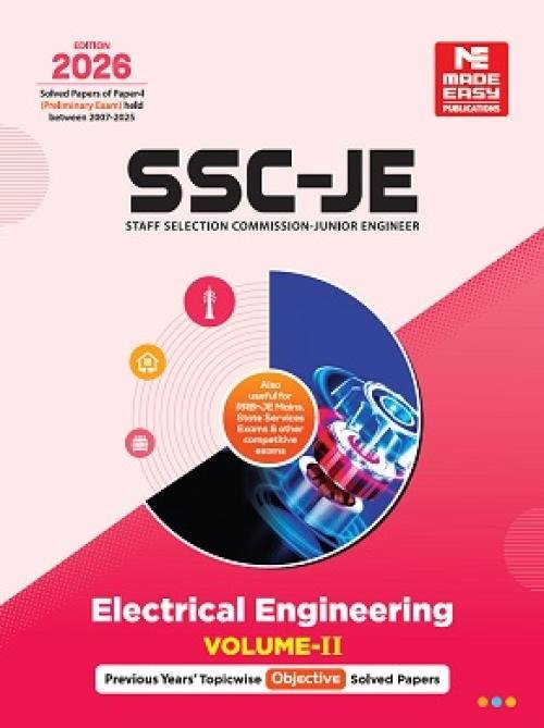 Made Easy SSC-JE 2026: Electrical Engineering Previous Year Objective Solved Paper Volume-2