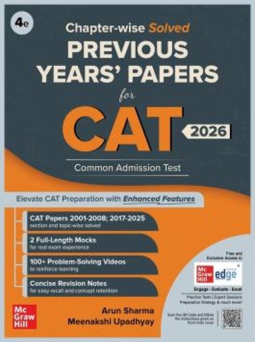 Chapter-wise Solved Previous Years' Papers for CAT by Arun Sharma