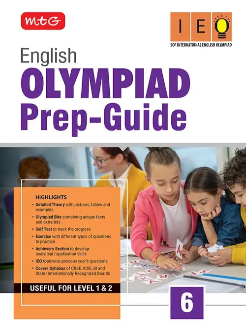 MTG Class 6 Olympiad Prep-Guide (OPG) English (IEO) – Detailed Theory, Self Test For SOF