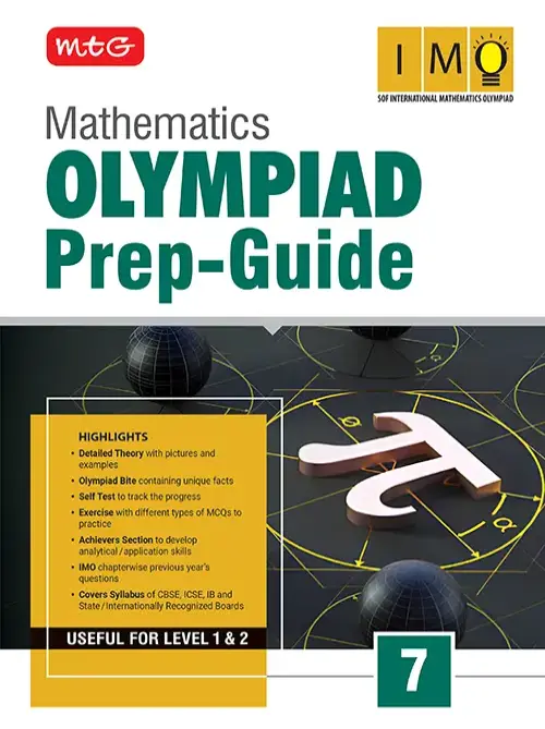 MTG Class 7 Olympiad Prep-Guide (OPG) Mathematics (IMO) – Detailed Theory, Self Test For SOF