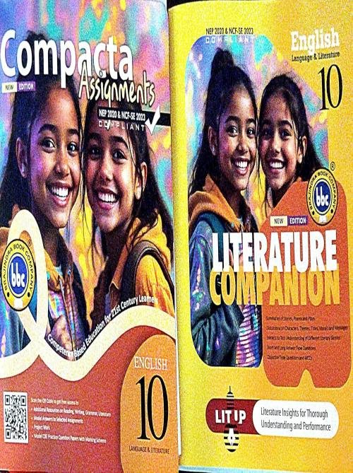 BBC Compacta (English Communicative & Literature Companion) Part 1 & 2 for Class 10 (2026-27)
