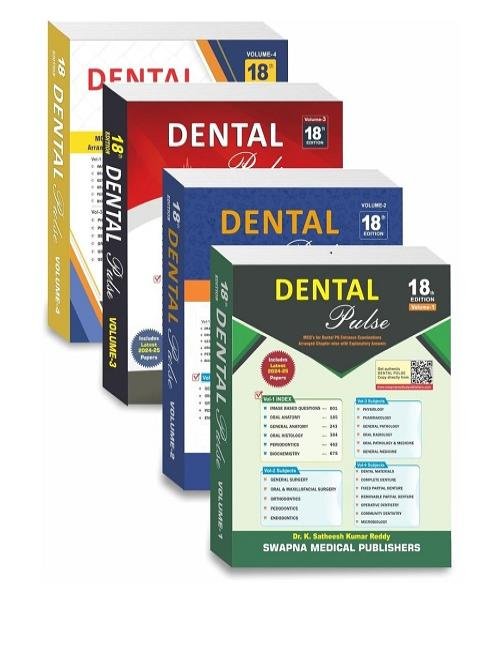 Dental Pulse 4-volume set by K. Satheesh Kumar Reddy