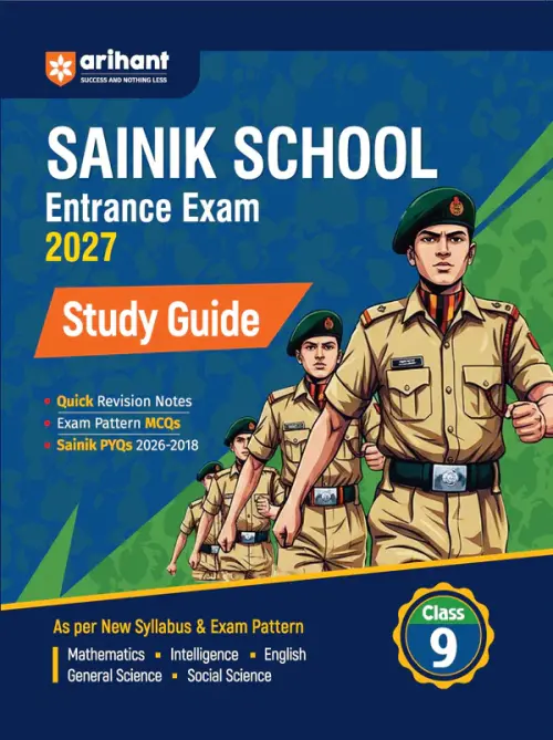 AISSEE Sainik School Class 9 Entrance Exam 2027 | Complete Study Guide | Quick Revision Notes, Practice MCQs & PYQs (2018–2026) | As per New Syllabus