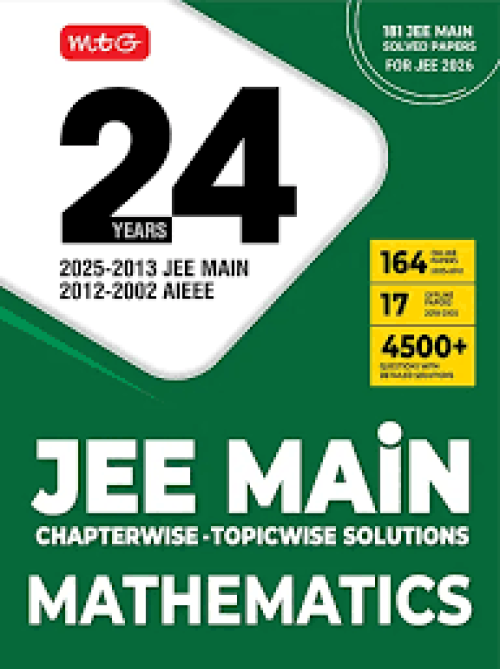 MTG 24 Years JEE MAIN Chapterwise Topicwise (2025-2002) – Mathematics For 2026 Exam