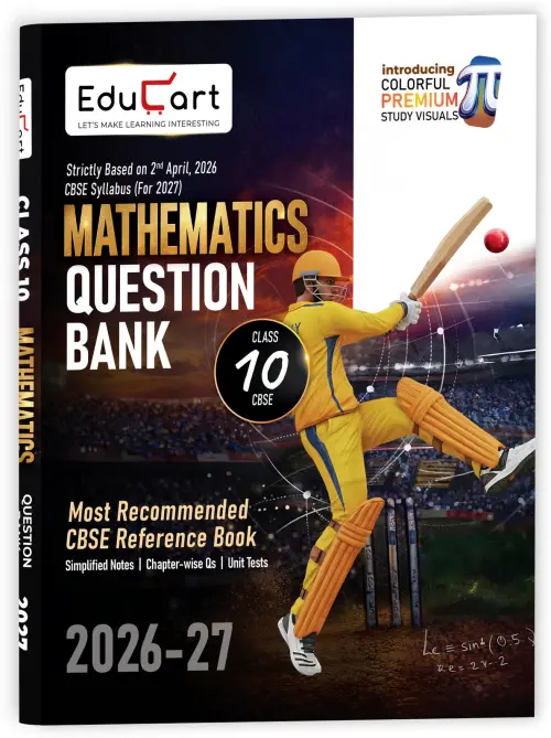 AGRAWAL PUBLICATIONS Educart CBSE Class 10 Mathematics Question Bank 2026-27 | Based on Latest 2027 Board Syllabus