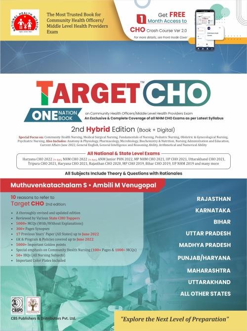 Target CHO One Nation One Book on Community Health Officers Middle Level Health Providers Exam