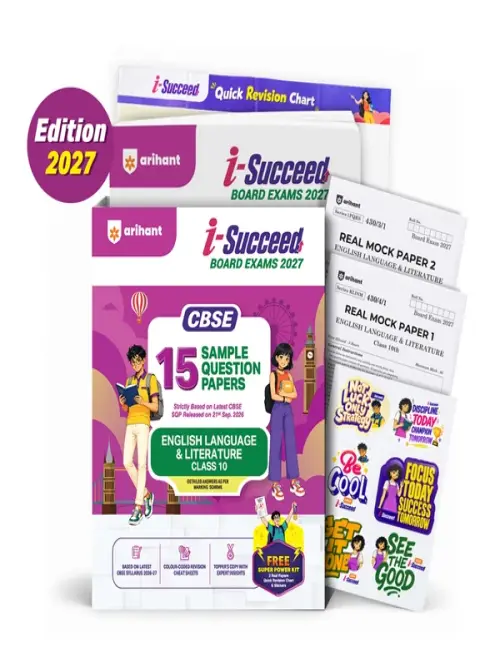 i-Succeed CBSE 15 Sample Question Papers Class 10 English Language & Literature Exam 2027 | Colour-Coded Revision Cheat Sheets, Toppers Copy with Expert Insights | FREE SUPER POWER KIT | Based on Latest CBSE SQP Released 21 Sept 2026