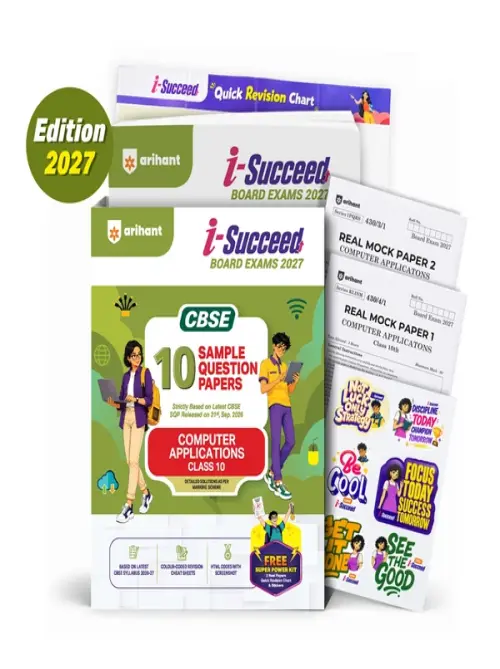 i-Succeed CBSE 10 Sample Question Papers Class 10 Computer Applications Exam 2027 | Colour-Coded Revision Cheat Sheets, HTML Codes with Screenshot | FREE SUPER POWER KIT | Based on Latest CBSE SQP Released 21 Sept 2026