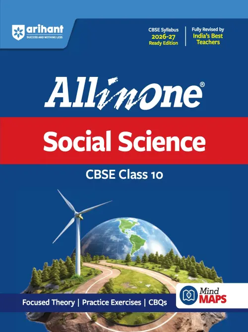 All in One Social Science Class 10 for CBSE Exam 2026-27 | NCERT Based Complete Theory, Practice Exercises, CBQs, A-R, Sample Papers & Mind Maps | Revised Edition as per Latest Syllabus