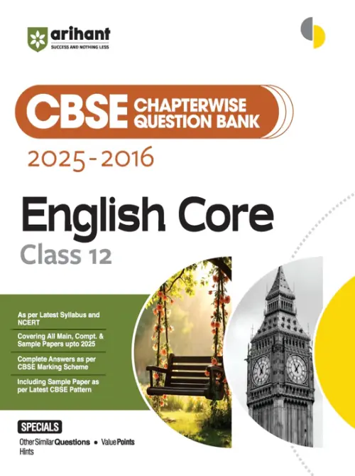 CBSE Chapterwise-Question Bank (2025 - 2016) English Core Class 12th Exam | Other Similar Questions & Value Points | English Medium