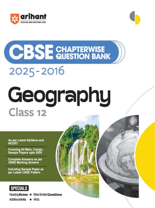 CBSE Chapterwise-Question Bank (2025 - 2016) Geography Class 12th Exam | Heading Boxes, Other Similar Questions, Additional Info & Hints | English Medium