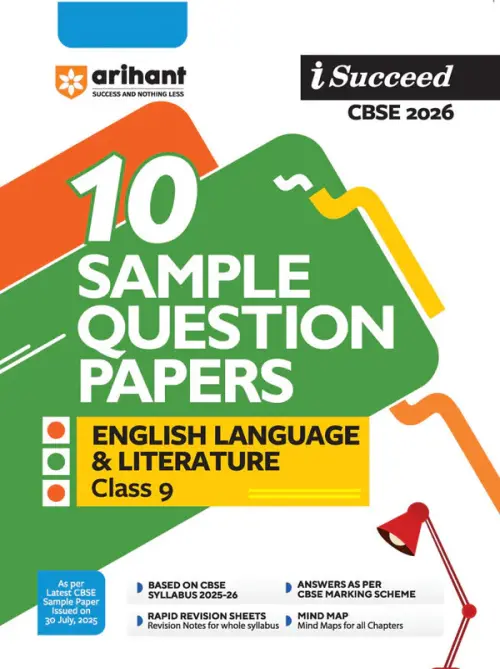 i-Succeed CBSE 2026 – English Language & Literature Class 9 | 10 Sample Question Papers | Rapid Revision Sheets | Mind Maps | Final 50 Most Probable Questions | As per Latest CBSE Sample Paper