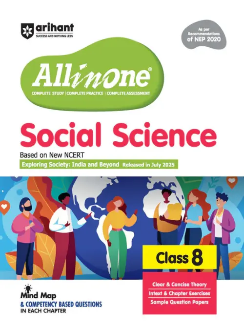 CBSE All in One Social Science Class 8 Exam 2025–26 | Sample Question Papers | Based on New NCERT Released in July 2025