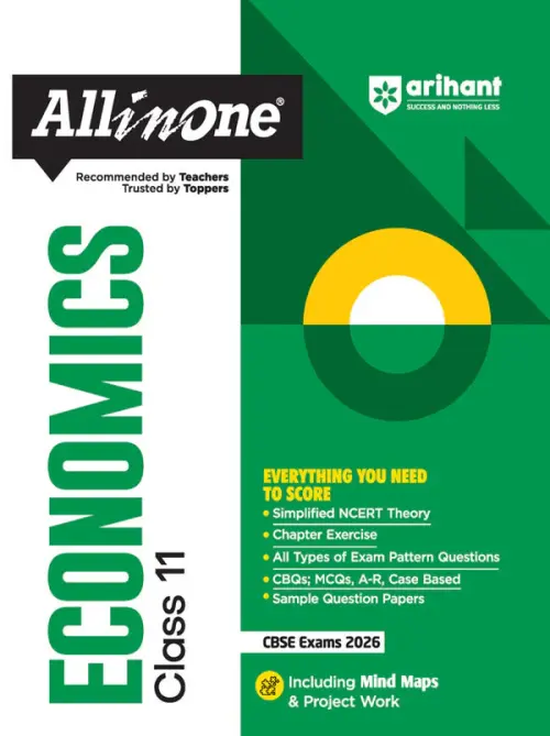 CBSE All in one Economics Class 11 Exam 2026 | Based on NCERT | Including Mind Maps & Project Work
