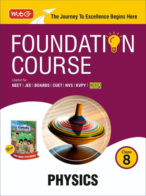 Foundation Course Class 8 Physics Book (Edition 2026) For IIT JEE, NEET, NSO Olympiad, CUET, NVS, KVPY and Boards