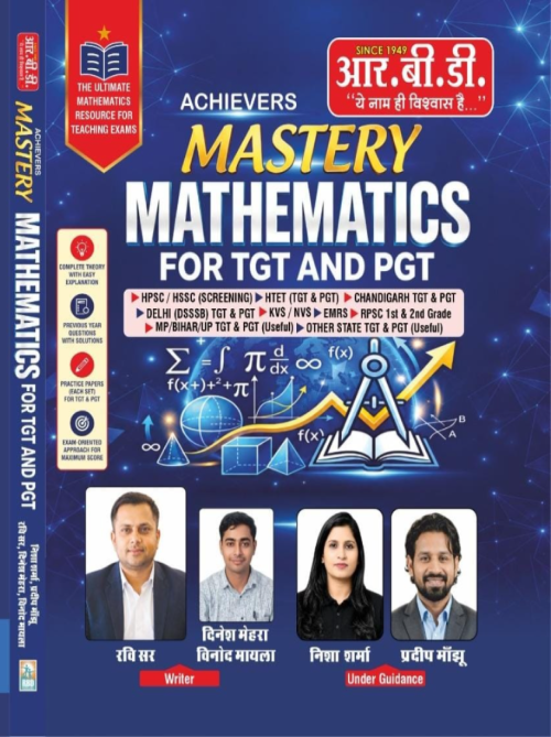 RBD Achievers Mastery Mathematics for TGT & PGT by Ravi Sir, Nisha Sharma