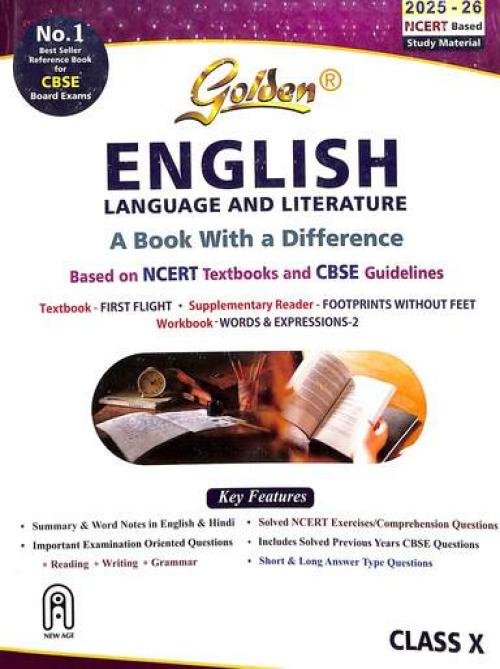 Golden English Language and Literature Class-10 at Ashirwad Publication
