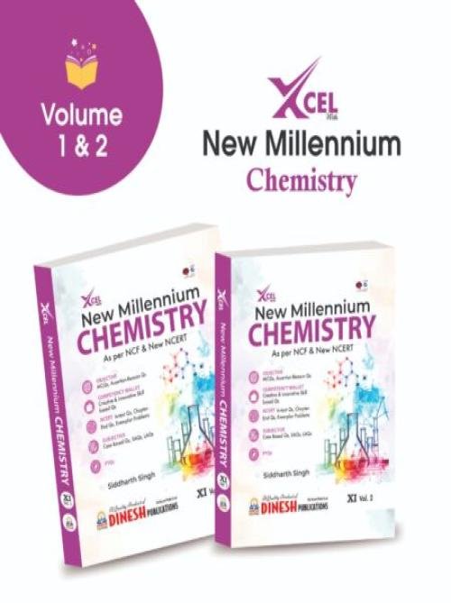 DINESH New Millennium Chemistry Book Class 11 (2027) | Complete CBSE Syllabus Coverage with NCERT Solutions + Exemplar Problems (2 Volumes)