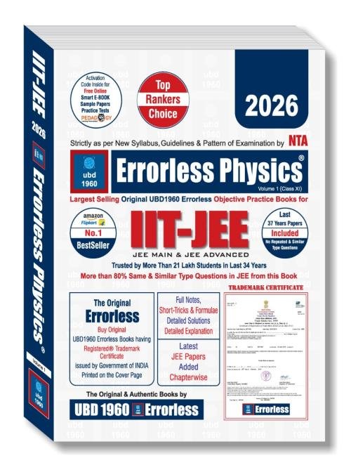 Errorless Physics for IIT-JEE (MAIN & ADVANCED) on Ashirwad Publication