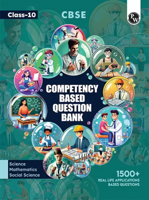 Pw Cbse Class 10 Competency Based Question Bank for Board Exam l Science, Mathematics, Social Science  (English, Paperback, unknown)