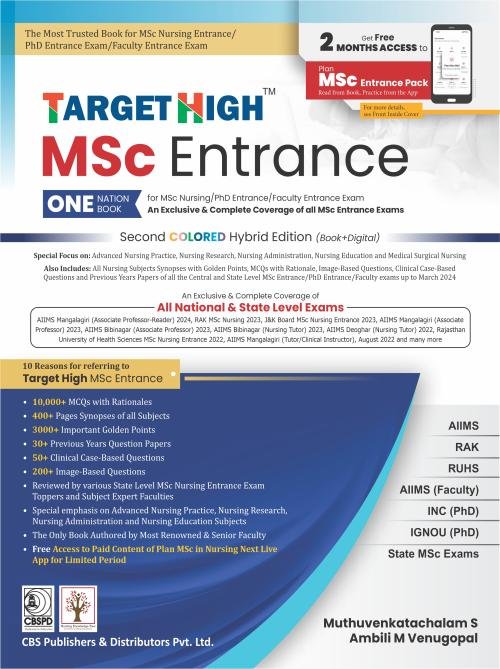 TARGET HIGH MSc Entrance for MSc Nursing/PhD Entrance/Faculty Entrance Exam