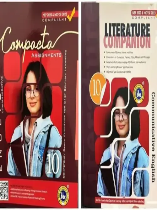 BBC Compacta Class 10 English Book | Communicative + Literature Companion (2026-27)