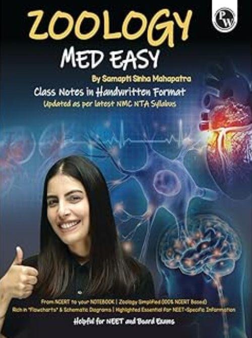 PW Zoology Med Easy For NEET and Board Exams Flowcharts, Schematic Diagrams Samapti Sinha Mahapatra Handwritten Notes