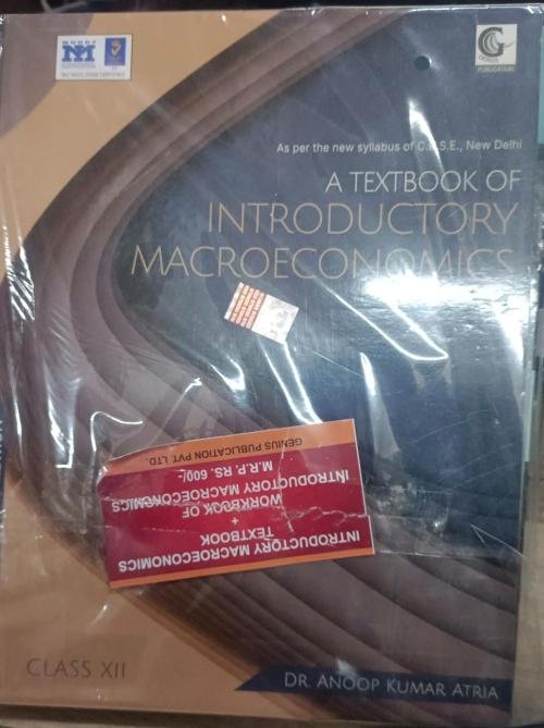 A Textbook of Introductory Macroeconomics With Work book Class-12 2026-27