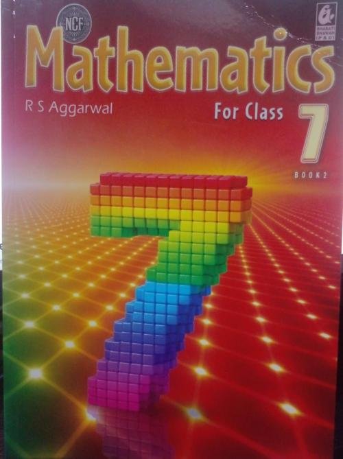 Mathematics for Class 7 part-2 by R S Aggarwal 2026-27