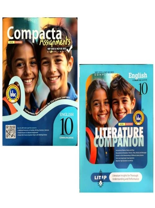 BBC Compacta Class 10 English Book | Communicative + Literature Companion (2026-27)