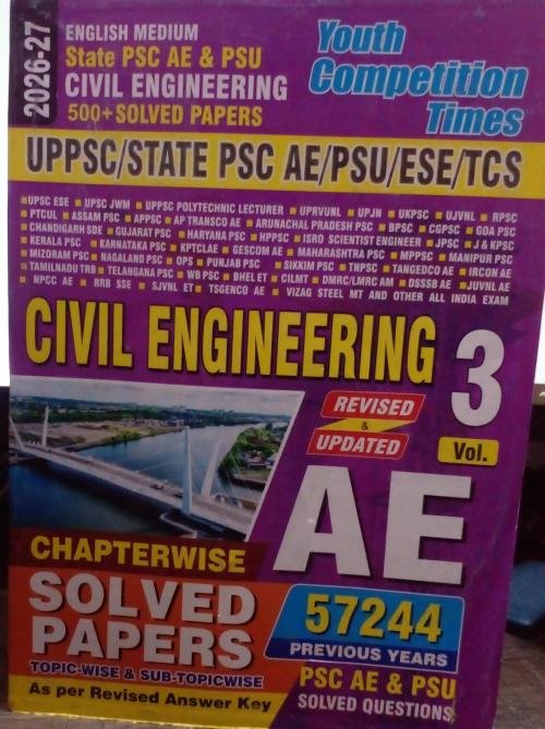 UPPSC State PSC PSU ESE Assistant Civil Engineering Vol.-3 2026-27