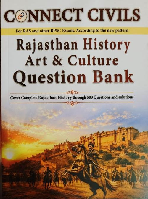 Connect Civils Rajasthan History Art & Culture Question Bank 500 Questions (English)