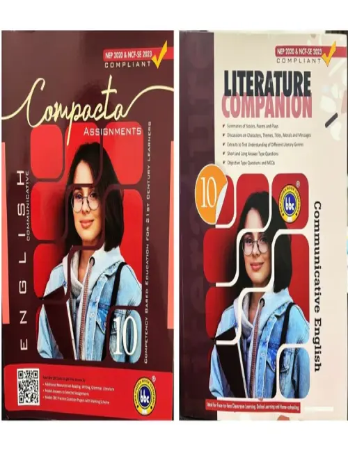 BBC Compacta (Communicative & Literature Companion English) Part 1 & 2 for Class 10 (2026)